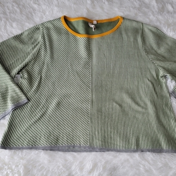 Dolan by Anthropologie Colorblock Chevron and Striped Lounge Set - Picture 3 of 11